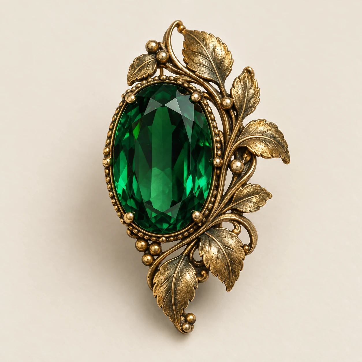 Botanical brooch collection